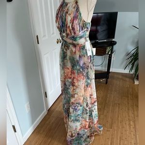 Aidan Maddox floor length gown.